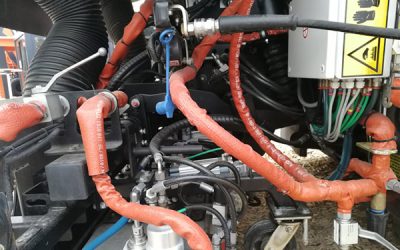 Where is silicone hose protection sleeve generally used
