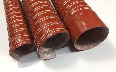 What kind of material does the flame retardant hose requires