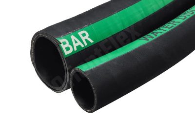 How can a large diameter rubber hose serve longer